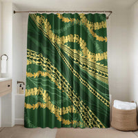 Polynesian Puakeniken Pikake Twisted Lei Bathroom Set Emerald - Polynesian Pride