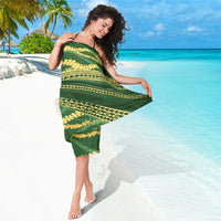 Polynesian Puakeniken Pikake Twisted Lei Sarong Emerald - Polynesian Pride
