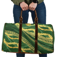 Polynesian Puakeniken Pikake Twisted Lei Travel Bag Emerald - Polynesian Pride