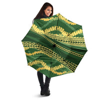 Polynesian Puakeniken Pikake Twisted Lei Umbrella Emerald - Polynesian Pride