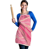 Polynesian Puakeniken Pikake Twisted Lei Apron Rose Pink - Polynesian Pride