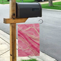 Polynesian Puakeniken Pikake Twisted Lei Garden Flag Rose Pink - Polynesian Pride