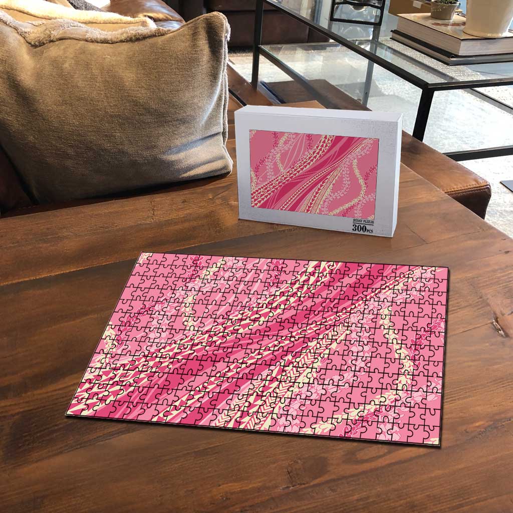 Polynesian Puakeniken Pikake Twisted Lei Puzzle Rose Pink - Polynesian Pride