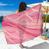 Polynesian Puakeniken Pikake Twisted Lei Sarong Rose Pink - Polynesian Pride