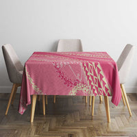 Polynesian Puakeniken Pikake Twisted Lei Tablecloth Rose Pink - Polynesian Pride