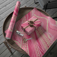 Polynesian Puakeniken Pikake Twisted Lei Wrapping Paper Rose Pink LT7 - Polynesian Pride