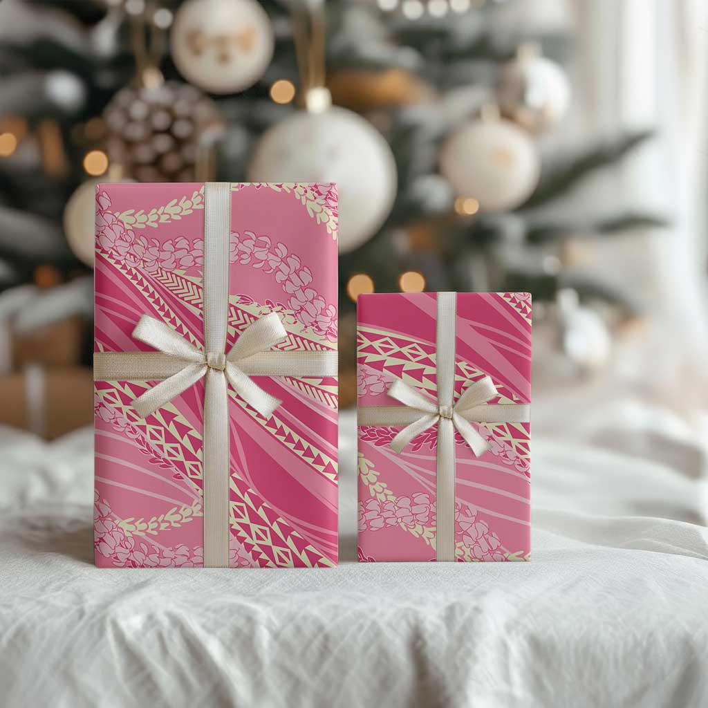 Polynesian Puakeniken Pikake Twisted Lei Wrapping Paper Rose Pink LT7 - Polynesian Pride