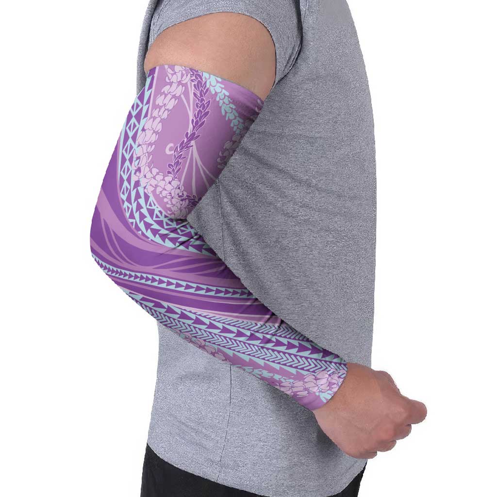 Polynesian Puakeniken Pikake Twisted Lei Arm Sleeves Amethys - Polynesian Pride