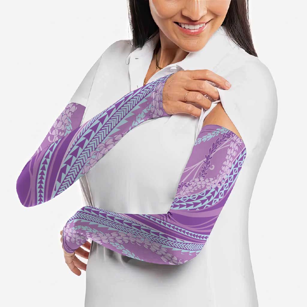 Polynesian Puakeniken Pikake Twisted Lei Arm Sleeves Amethys - Polynesian Pride