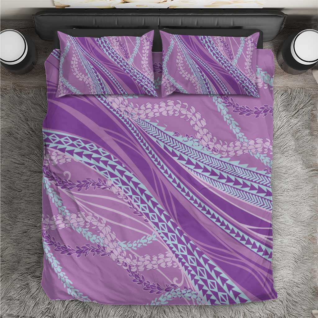 Polynesian Puakeniken Pikake Twisted Lei Bedding Set Amethys - Polynesian Pride