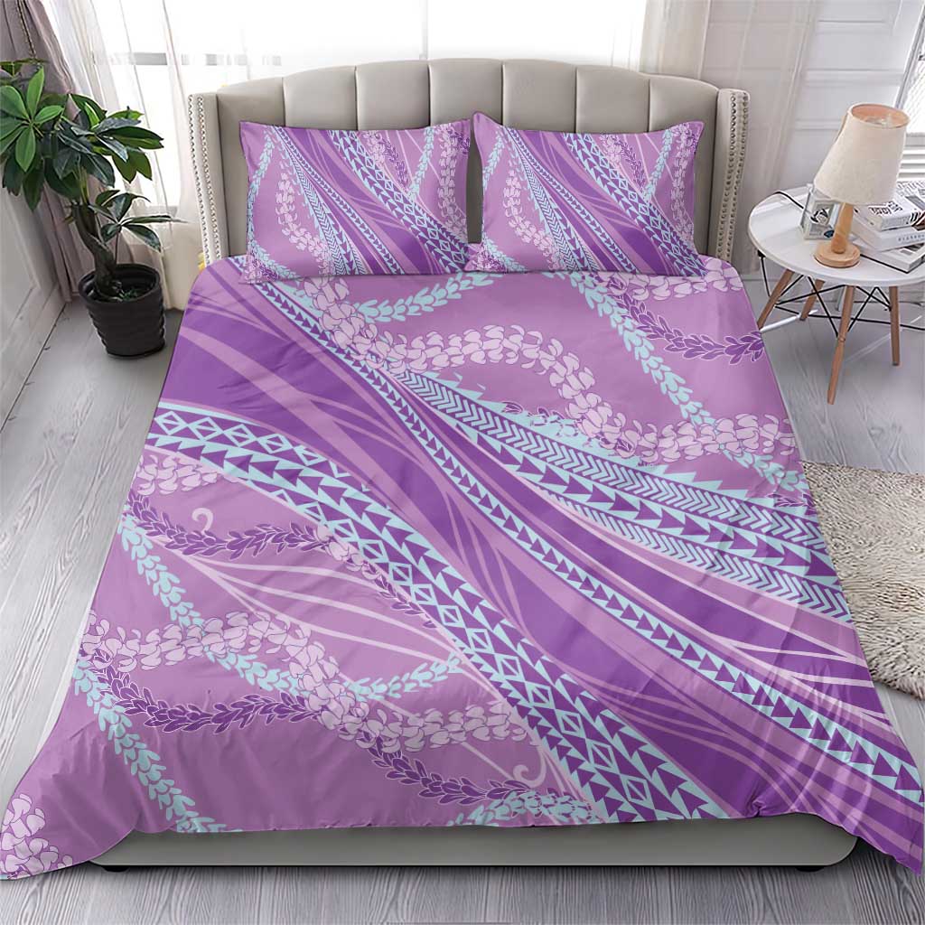 Polynesian Puakeniken Pikake Twisted Lei Bedding Set Amethys - Polynesian Pride