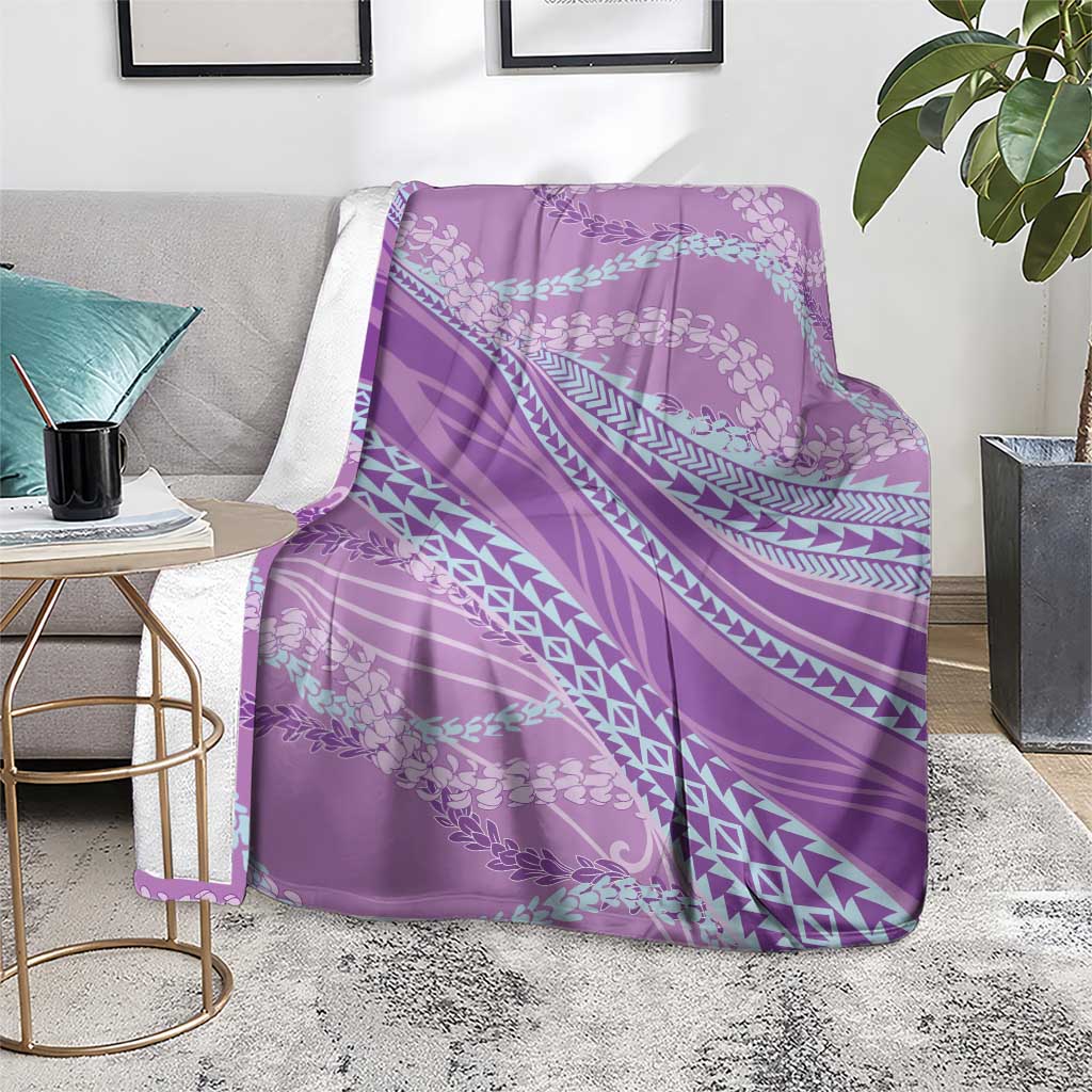 Polynesian Puakeniken Pikake Twisted Lei Blanket Amethys - Polynesian Pride