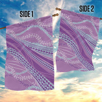 Polynesian Puakeniken Pikake Twisted Lei Garden Flag Amethys - Polynesian Pride