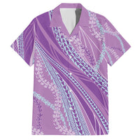 Polynesian Puakeniken Pikake Twisted Lei Hawaiian Shirt Amethys - Polynesian Pride
