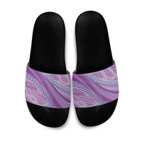 Polynesian Puakeniken Pikake Twisted Lei Slide Sandals Amethys - Polynesian Pride