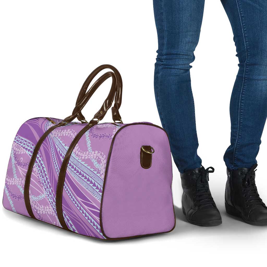 Polynesian Puakeniken Pikake Twisted Lei Travel Bag Amethys - Polynesian Pride