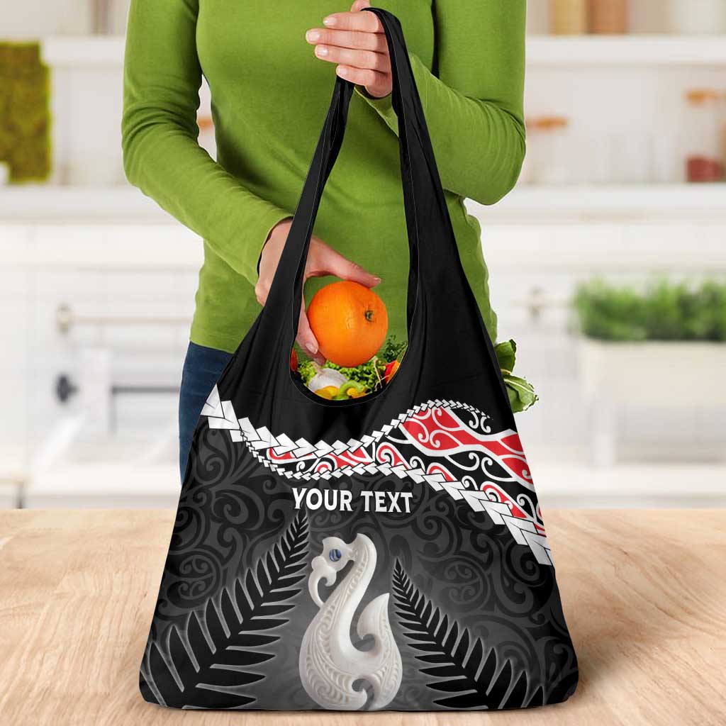 Personalised New Zealand Maori Grocery Bag Manaia Mix Koru