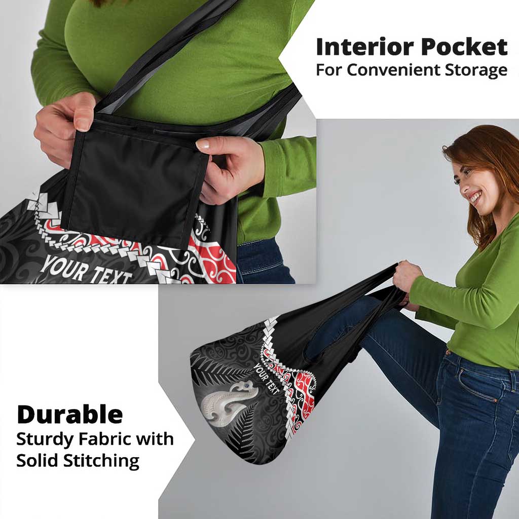 Personalised New Zealand Maori Grocery Bag Manaia Mix Koru