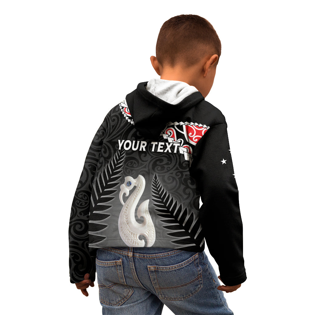 Personalised New Zealand Maori Kid Hoodie Manaia Mix Koru LT7 - Polynesian Pride