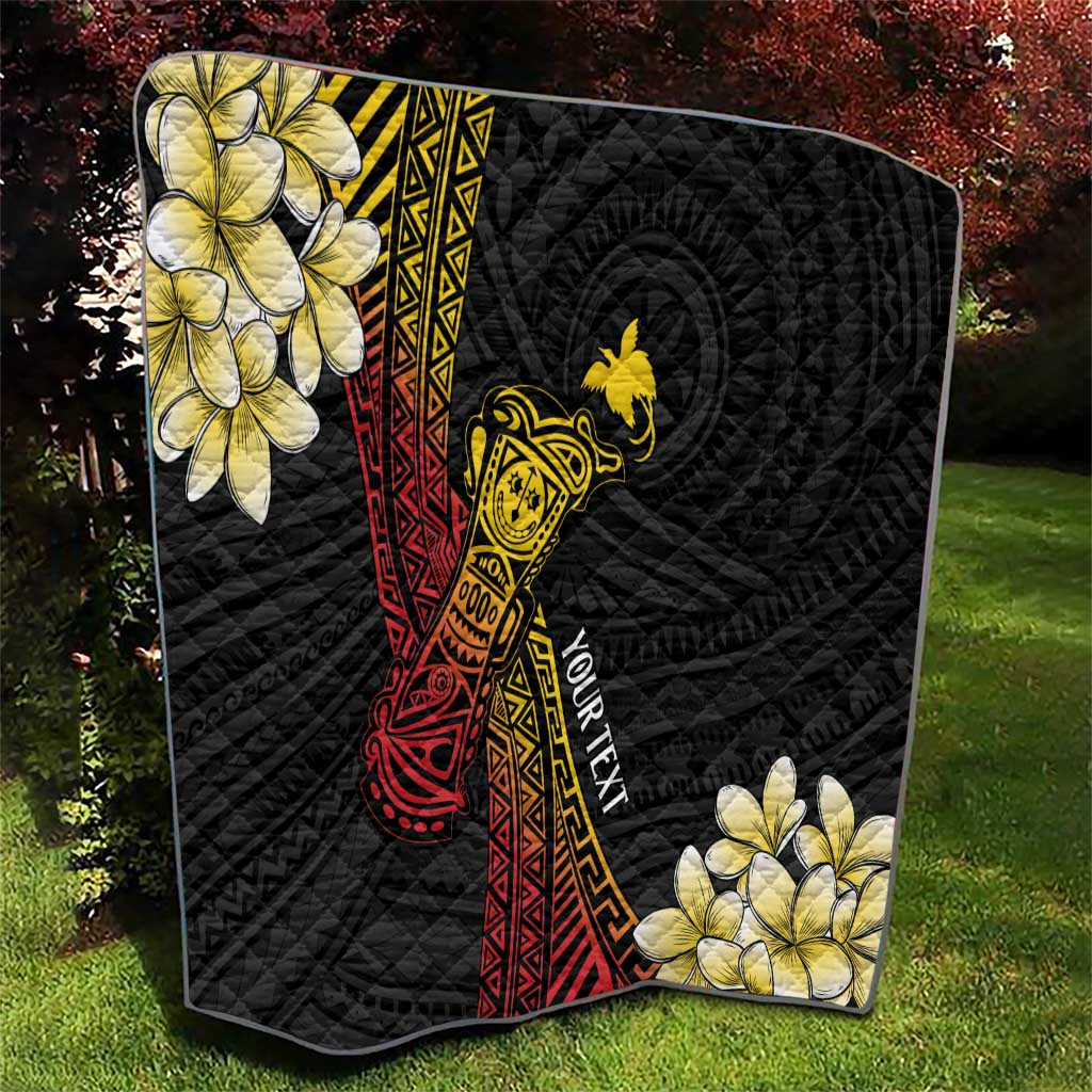 Personalized Papua New Guinea Quilt Kundu Drum Carving Motifs LT7 - Polynesian Pride