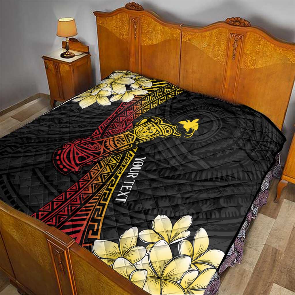 Personalized Papua New Guinea Quilt Kundu Drum Carving Motifs LT7 - Polynesian Pride