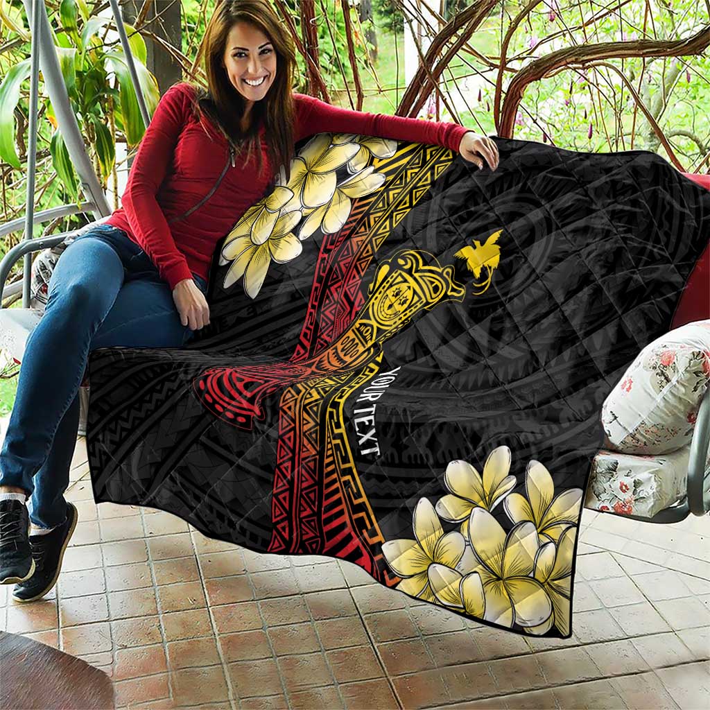 Personalized Papua New Guinea Quilt Kundu Drum Carving Motifs LT7 - Polynesian Pride