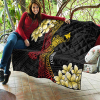 Personalized Papua New Guinea Quilt Kundu Drum Carving Motifs LT7 - Polynesian Pride