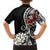 Bula Fiji Tagimaucia Mix Plumeria Masi Tapa Kid Hawaiian Shirt Black LT7 - Polynesian Pride