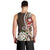 Bula Fiji Tagimaucia Mix Plumeria Masi Tapa Men Tank Top Brown LT7 - Polynesian Pride
