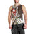 Bula Fiji Tagimaucia Mix Plumeria Masi Tapa Men Tank Top Brown LT7 - Polynesian Pride