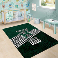 Hawaii Rainbow Warriors Alumni Custom Area Rug Kanaka Arrows Tropical Vibes