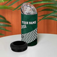 Hawaii Rainbow Warriors Alumni Custom 4 in 1 Can Cooler Tumbler Kanaka Arrows Tropical Vibes LT7 - Polynesian Pride