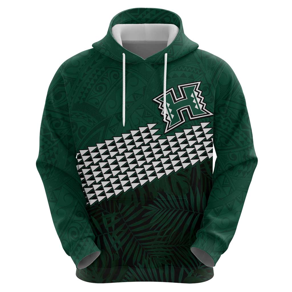 Hawaii Rainbow Warriors Alumni Custom Hoodie Kanaka Arrows Tropical Vibes LT7 - Polynesian Pride