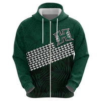Hawaii Rainbow Warriors Alumni Custom Hoodie Kanaka Arrows Tropical Vibes LT7 - Polynesian Pride
