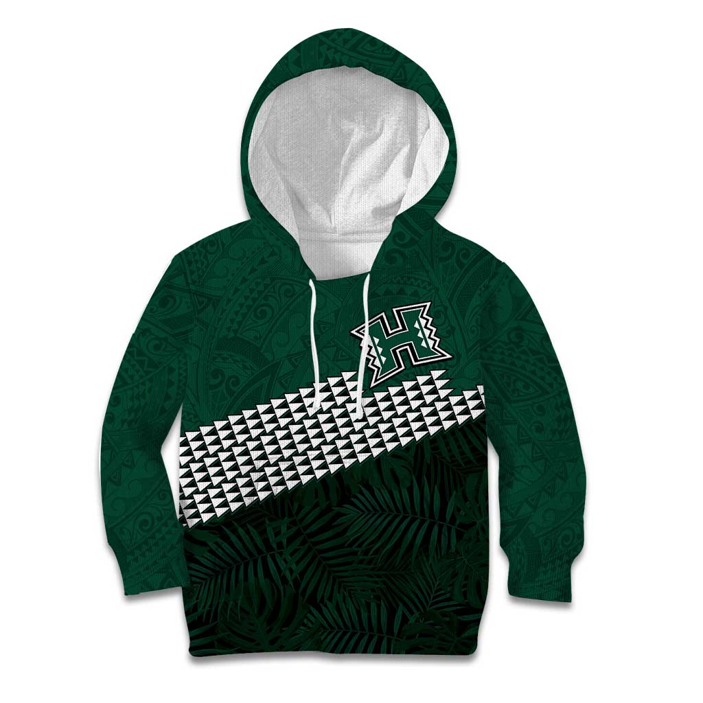 Hawaii Rainbow Warriors Alumni Custom Kid Hoodie Kanaka Arrows Tropical Vibes