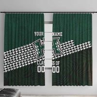 Hawaii Rainbow Warriors Alumni Custom Window Curtain Kanaka Arrows Tropical Vibes