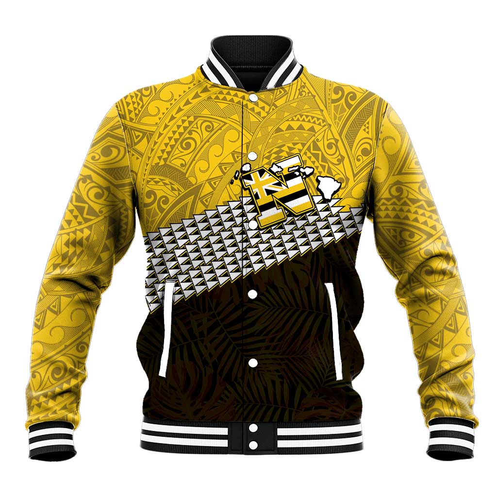 Hawaii Nanakuli High Alumni Custom Baseball Jacket Kanaka Arrows Tropical Vibes