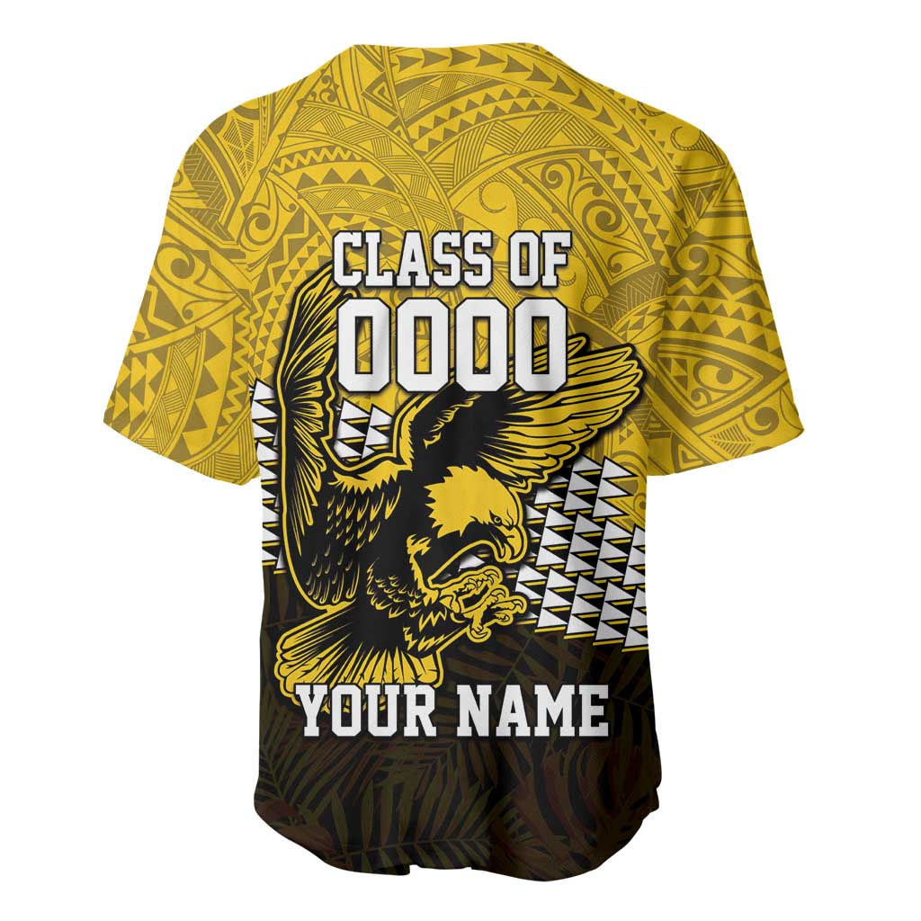 Hawaii Nanakuli High Alumni Custom Baseball Jersey Kanaka Arrows Tropical Vibes