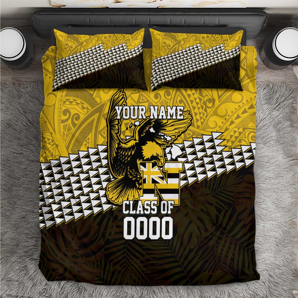 Hawaii Nanakuli High Alumni Custom Bedding Set Kanaka Arrows Tropical Vibes