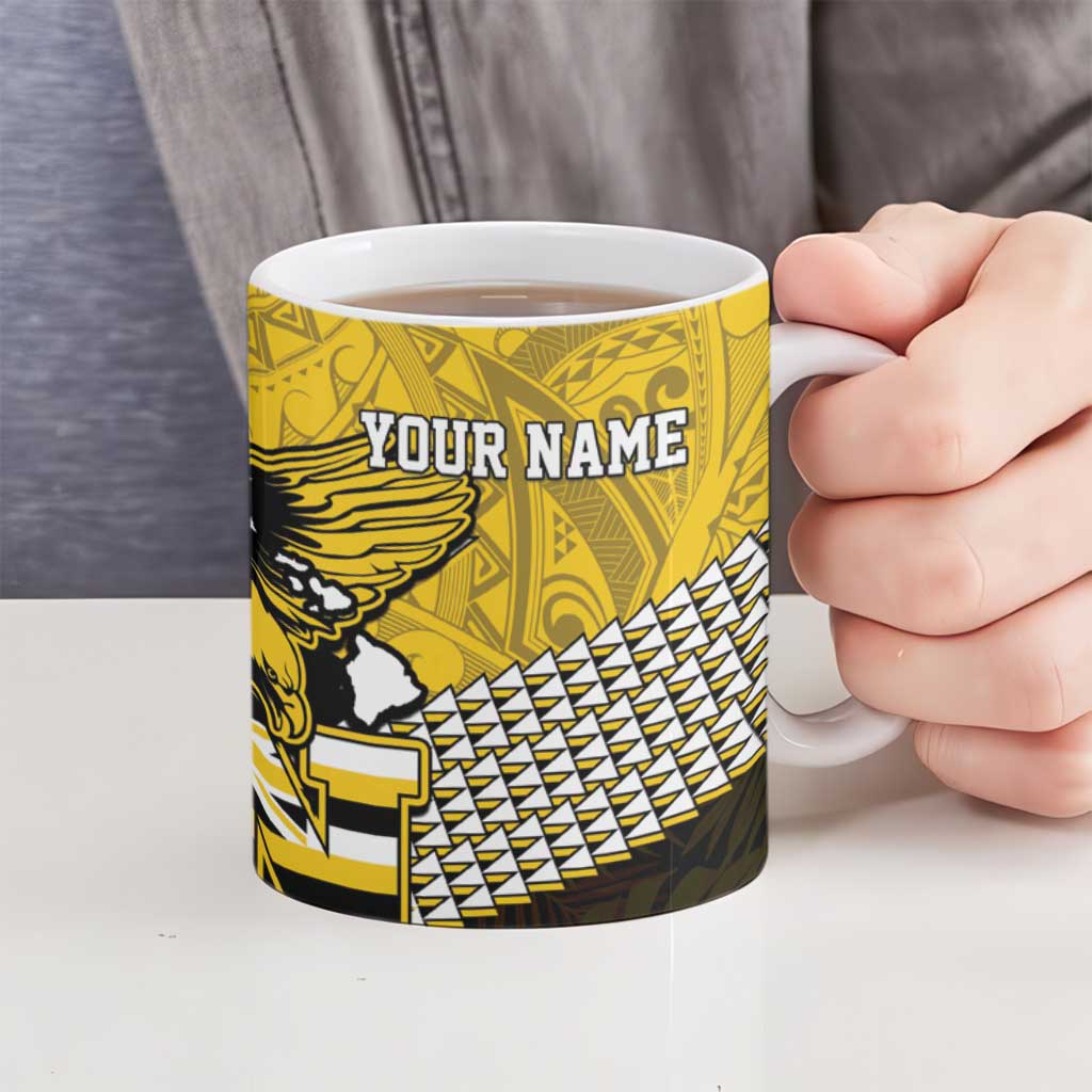 Hawaii Nanakuli High Alumni Custom Ceramic Mug Kanaka Arrows Tropical Vibes