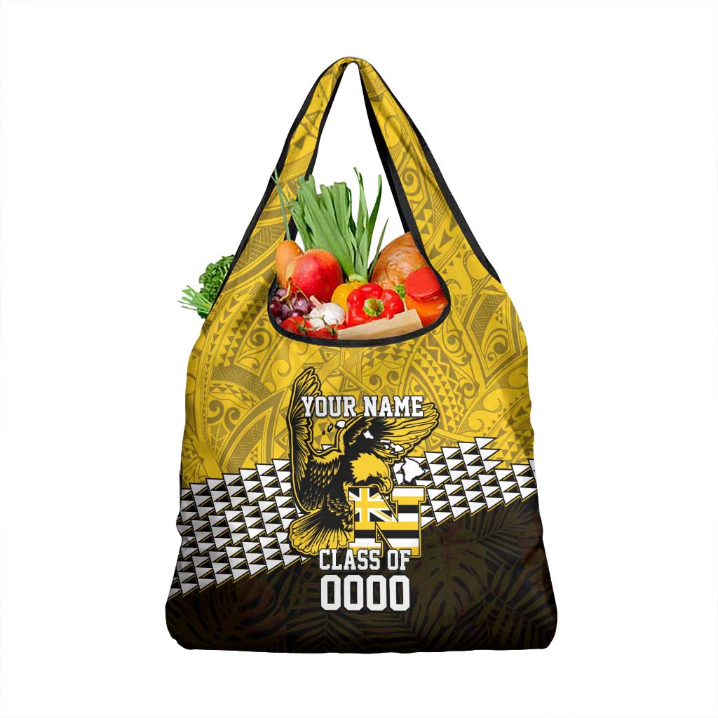 Hawaii Nanakuli High Alumni Custom Grocery Bag Kanaka Arrows Tropical Vibes