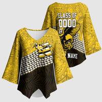 Hawaii Nanakuli High Alumni Custom Kimono Sleeve Blouse Kanaka Arrows Tropical Vibes LT7 - Polynesian Pride
