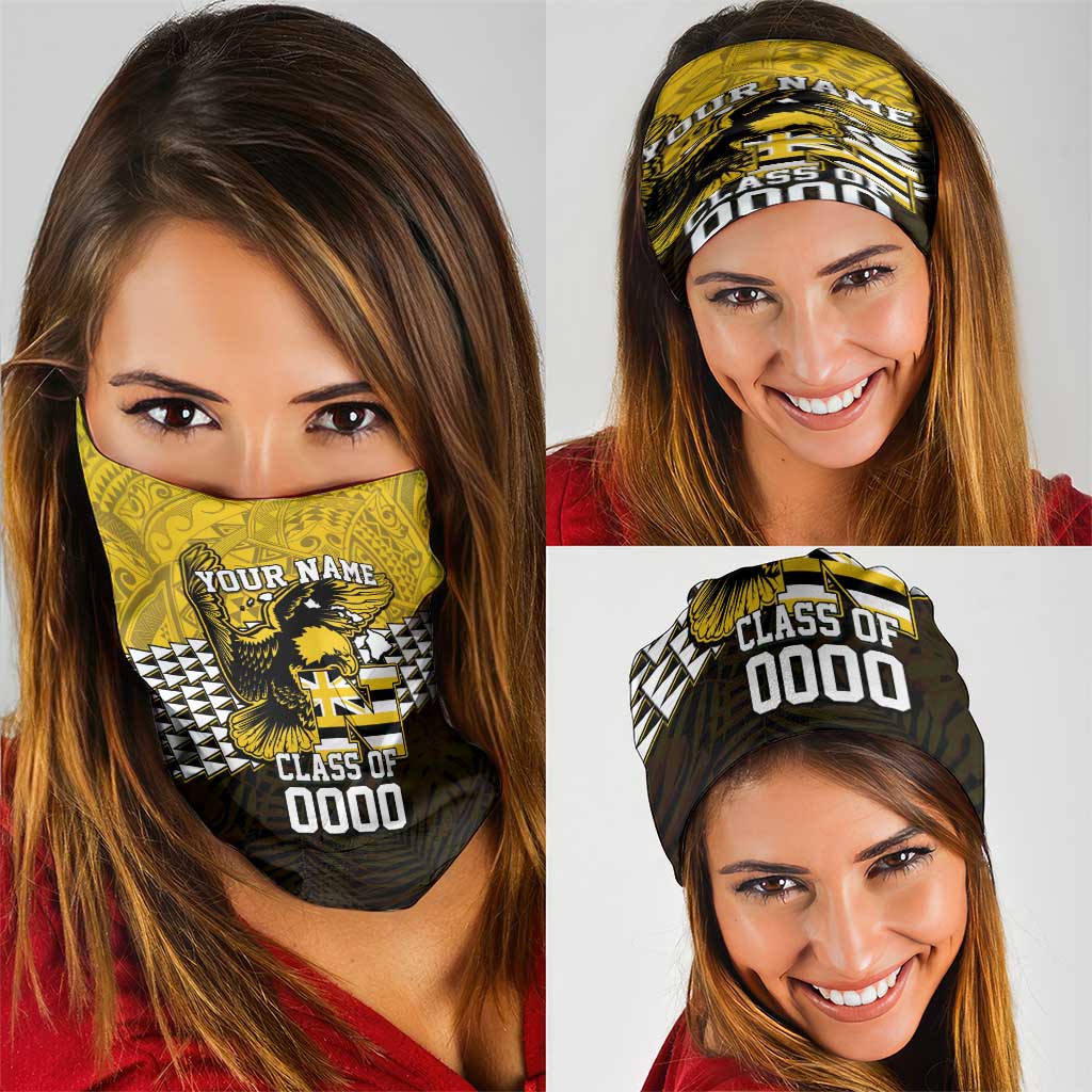 Hawaii Nanakuli High Alumni Custom Neck Gaiter Kanaka Arrows Tropical Vibes LT7 - Polynesian Pride