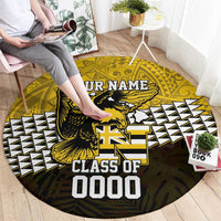 Hawaii Nanakuli High Alumni Custom Round Carpet Kanaka Arrows Tropical Vibes