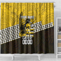 Hawaii Nanakuli High Alumni Custom Shower Curtain Kanaka Arrows Tropical Vibes