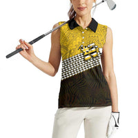 Hawaii Nanakuli High Alumni Custom Women Sleeveless Polo Shirt Kanaka Arrows Tropical Vibes