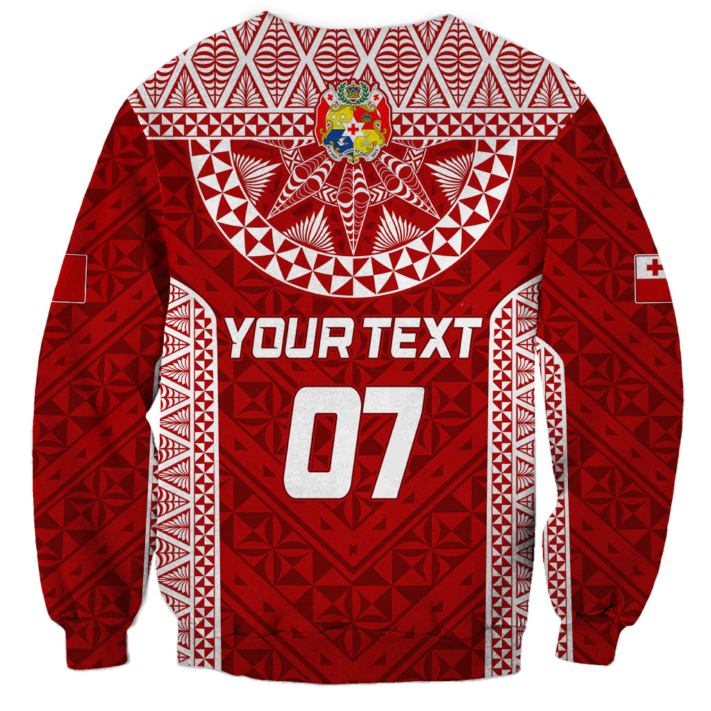 Personalised Tonga Rugby Sweatshirt Mate Ma'a Tonga Champions LT7 - Polynesian Pride