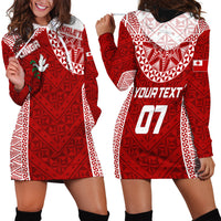 Personalised Tonga Rugby Hoodie Dress Ikale Tahi Champions World Cup 2023 LT7 - Polynesian Pride