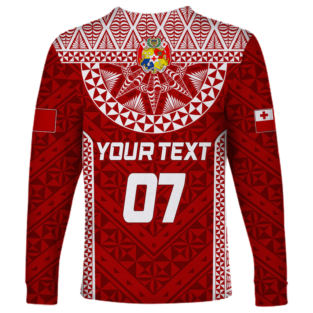 Personalised Tonga Rugby Long Sleeve Shirt Ikale Tahi Champions World Cup 2023 LT7 - Polynesian Pride