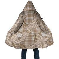 Khaki Palaka Hawaii Cowboy Christmas Cloak Paniolo Mix Maile Lei - Polynesian Pride